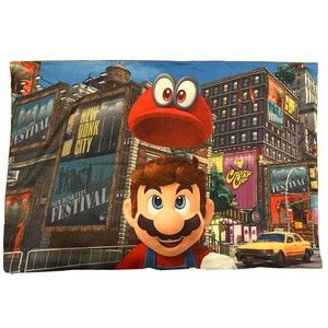 Super Mario Odyssey Microfiber Pillowcase Standard Size Double Sided
